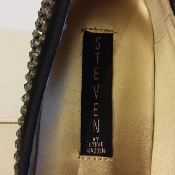 Steven by (Steve Madden) Black Stoned Flats - Picture 3 of 4